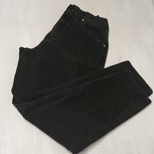 Vintage Riders women's high rise Denim Jeans size 10 Black charcoal mom jeans